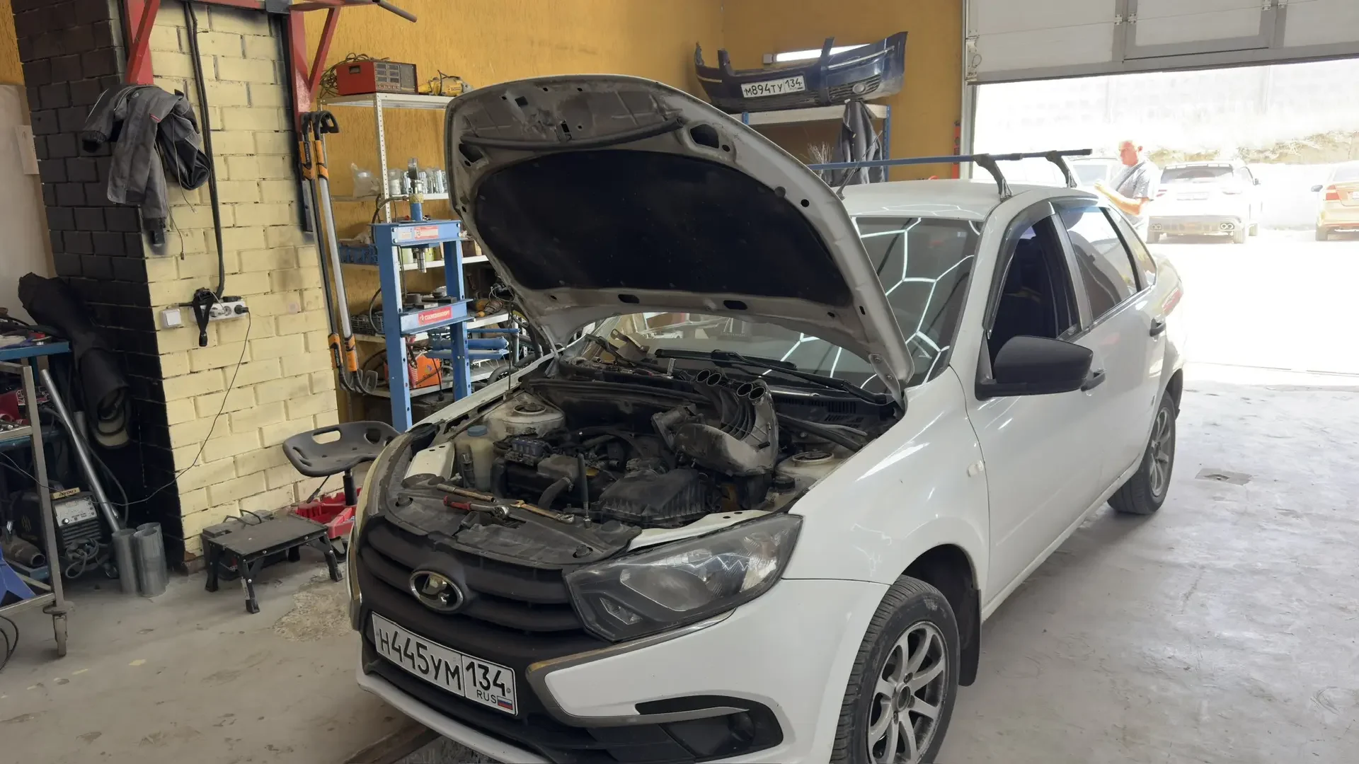 Lada (ВАЗ) Granta — Удаление катализатора