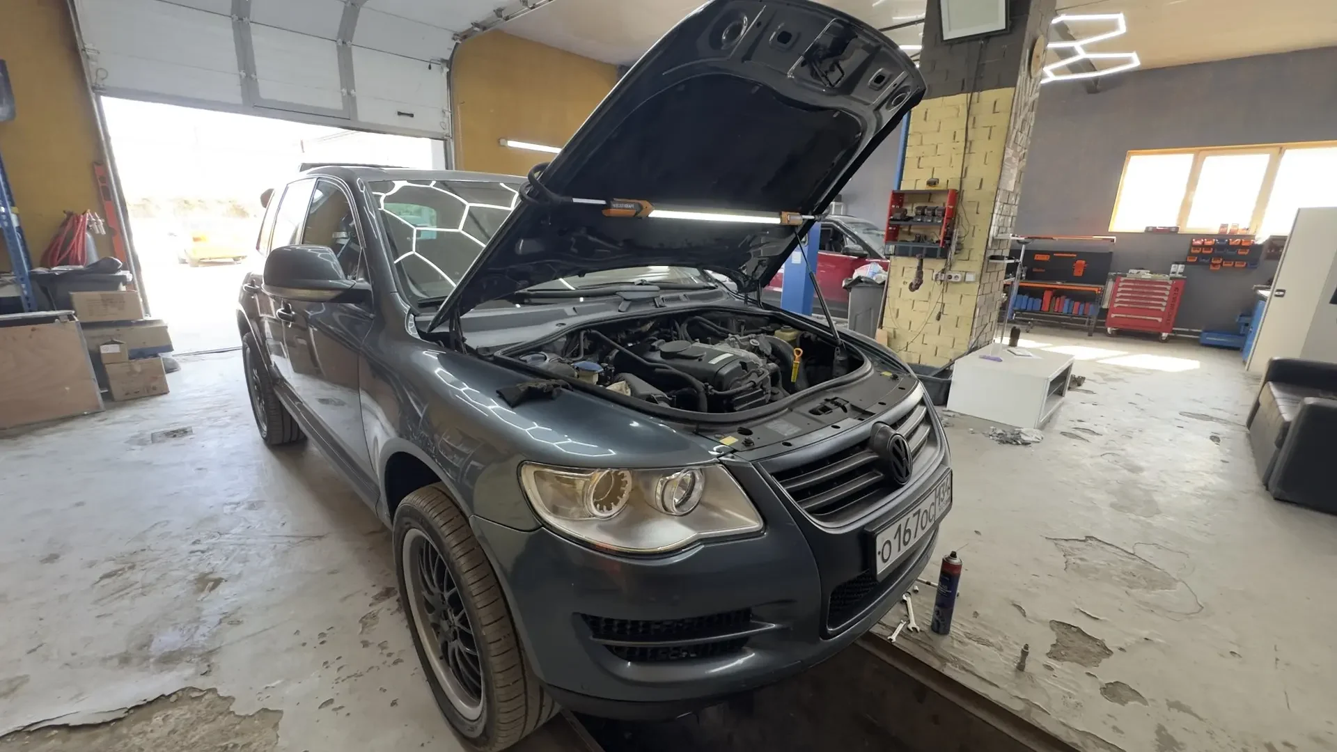 Volkswagen Touareg — Удаление катализатора, Ремонт выхлопа